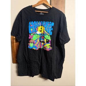 Nike Black Short Sleeve Have A Nice Daze Psychedelic Graphic T-Shirt Size 2XL